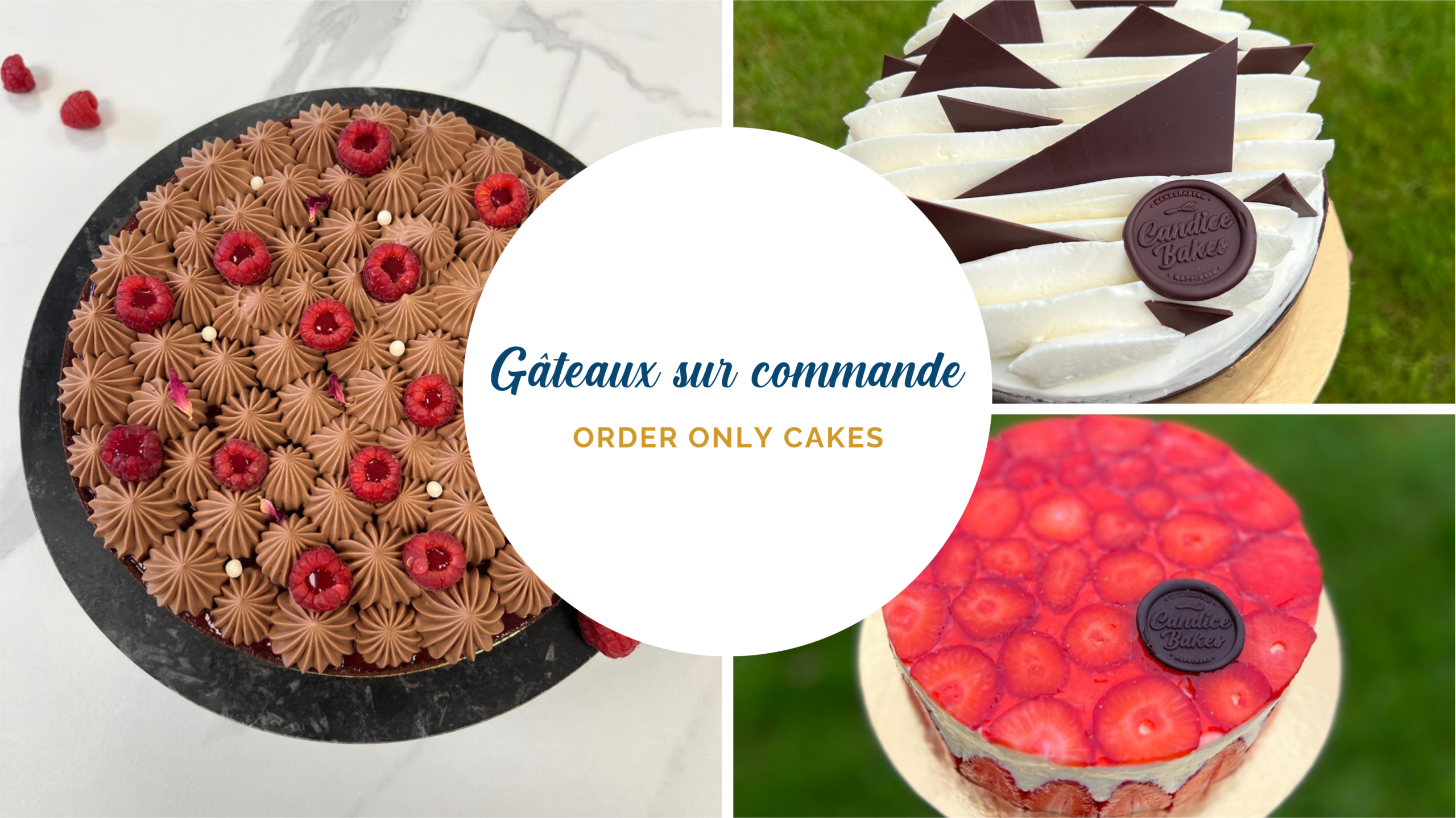 Gâteaux sur commande -  Order only cakes - Sainte-Marguerite (Vosges, 88) - Candice Bakes