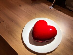 Gâteau cœur saint valentin