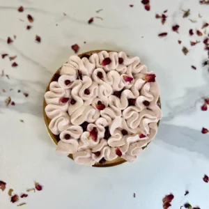 Learn to make Rose-Raspberry-Litchi Tart for Pink October, a duo pastry workshop at Candice Bakes