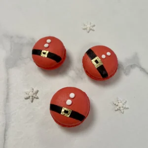 Pastry workshop in Sainte-Marguerite, Vosges: Santa Claus-shaped macaroons. Creative gourmet activity at Candice Bakes