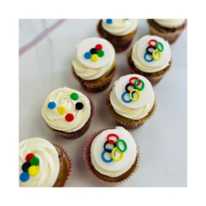 Événements - Collectivités : Activités de pâtisserie – Cupcakes Jeux Olympiques - Candice Bakes