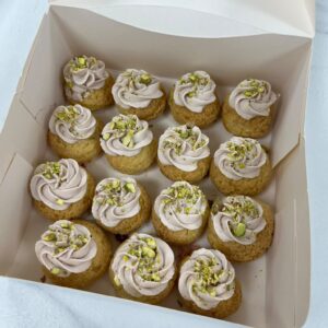 Learn how to make delicious pistachio and sour cherry cream puffs at Candice Bakes